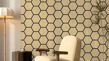 Skaben Panneau acoustique SilentWall - Hexa chêne naturel clair - 76 x 57,4 cm