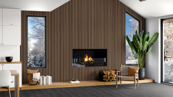 Panneaux à économie d'énergie Skaben SilentWall Thermo - Chêne antique - 250 x 48 cm