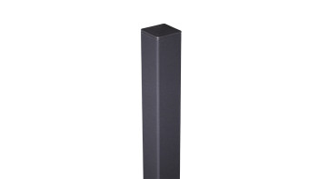 planeo Gardence Guard - Poteau de but en aluminium spécialement renforcé pour la pose dans le béton Anthracite DB703 240cm incl. capuchon