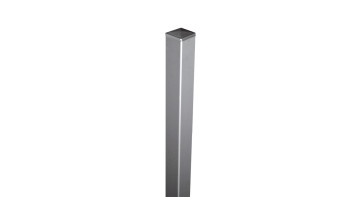 planeo Gardence Guard - Poteau de but en aluminium spécialement renforcé pour la pose dans le béton Alu-anodisé 240cm incl. capuchon