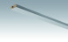 Plinthes MEISTER Garnitures de plafond Aluminium métallique 4080 - 2380 x 40 x 15 mm