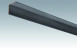 Plinthes MEISTER plinthes pliées acier métallique 4078 - 2380 x 70 x 3,5 mm