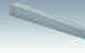 Plinthes MEISTER plinthes pliées aluminium métallique 4080 - 2380 x 70 x 3,5 mm