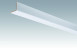MEISTER Plinthes Plinthes d'angle Classic-White 087 - 2380 x 33 x 3,5 mm