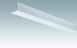 MEISTER Plinthes Plinthes d'angle blanc brillant 4084 - 2380 x 33 x 3,5 mm