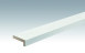 Plinthes MEISTER Bandes de recouvrement d'angle Duo Gloss White 4089 - 2380 x 60 x 22 mm