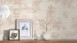 papier peint en vinyle beige fleurs de campagne & nature romantico 291