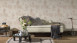 papier peint en vinyle beige fleurs de campagne & nature romantico 291