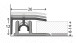 Prinz profilé de finition Profi-Tec MASTER 2700 mm acier inoxydable mat