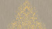 Papier peint textile Papier mural de luxePapier ornemental Architectes Papier beige métallisé 0 453