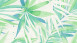 papier peint design jungle 2 par Laura N. A.S. Création moderne feuilles de palmier bleu vert 251