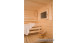 planeo abri sauna de luxe Mikko 70 finition naturelle