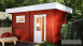 planeo abri sauna de luxe Mikko 70 finition naturelle