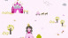 papier peint non tissé Little Stars A.S. Création papier peint pour enfants château de princesse multicolore rose 521