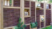 planeo TerraWood - CREATIVE-3D Pare-vue clôture en osier 2 fenêtres oebn+inférieur 94 x 180 cm