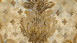 Papier peint en vinyle brun ornements baroques de campagne fleurs & nature boho love 561