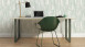 Papier peint de maison de campagne Exotic Life A.S. Création country style feuille optique vert blanc 971
