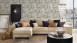 Rêve de papier peint Michalsky Living Floral Branches Gris Blanc Beige 983
