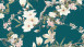 Papier peint Rêver encore Michalsky Branches de fleurs vivantes Bleu Vert Rose 984