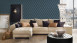 Wallpaper Dream Again Michalsky Living Ornaments Blue Green Black 024