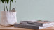 papier peint en vinyle bleu moderne uni style lin 343