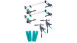 wolfcraft Kit de montage de huisserie PRO