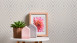 revêtement mural en vinyle rose moderne classique à rayures unies trendwall 852