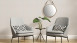 papier peint en vinyle gris moderne classique uni rayures trendwall 854