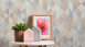 revêtement mural en vinyle orange moderne classique rayures unies trendwall 862