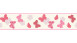 Papier peint en vinyle bordure rose enfants modernes fleurs & nature Borders Only 10 581