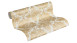 papier peint en vinyle orange baroque maison de campagne ornements rétros trendwall 902