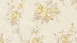 papier peint vinyle beige rétro fleurs classiques & nature romantico 262