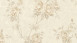 Papier peint vinyle brun rétro fleurs classiques & nature romantico 263