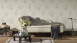papier peint en vinyle beige moderne fleurs classiques & nature romantico 338