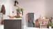 papier peint en vinyle rose moderne classique uni Jette 5 373