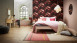 Papier peint vinyle New Walls Romantic Dream Livingwalls Vintage Red Black 924