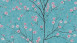 Papier peint vinyle Metropolitan Stories 2 Fleurs & Nature Rétro Turquoise 123