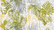 Papier peint vinyle The Wall Fleurs & Nature Vert Vintage 321