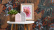 Papier peint vinyle Desert Lodge Fleurs & Nature Rétro Rouge 223