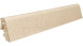 Plinthes Haro pour sols en liège - 19 x 39 mm - Crème Toledo/Sirio