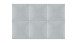 planeo ComfortWall - Coussin mural acoustique 30x30cm gris clair
