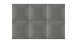 planeo ComfortWall - Coussin mural acoustique 30x30cm gris