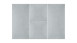 planeo SoftWall - Coussin mural acoustique 60x30cm gris clair