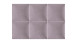 planeo ComfortWall - Coussin mural acoustique 30x30cm rose