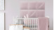 planeo ComfortWall - Coussin mural acoustique 30x30cm Rose Triangle 2pcs.