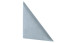 planeo ComfortWall - Coussin mural acoustique 30x30cm gris argenté triangle 2pcs.