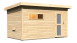 planeo abri sauna Basic Melina 40 finition naturelle