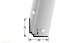 planeo angle intérieur de nez de marche 2500 mm 871 IW