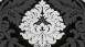 Panneau de conception de papier peint en vinyle noir rétro fleurs baroques et nature pop.up panel 3D 661