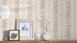 Papier peint vinyle crème rétro rayures style country fleurs & nature guide de style classique 2021 292